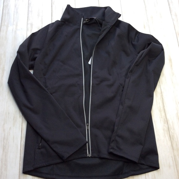 Under Armour Jackets & Blazers - UNDER ARMOUR Black Zip-up Jacket